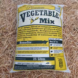 Vegie Mix (Certified Organic) 25L Pack of 5